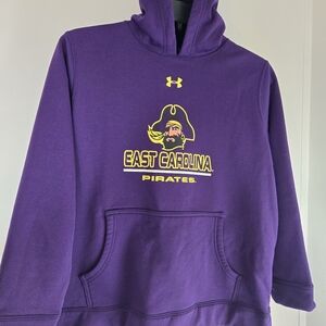 Under Armour Purple East Carolina Pirates Sweatshirt KIDS L YOUTH